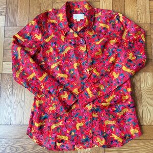 J.Crew Tropical Silk Shirt